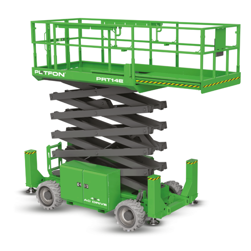 PRT14E Makaslı Lift büyütülmüş görünüm