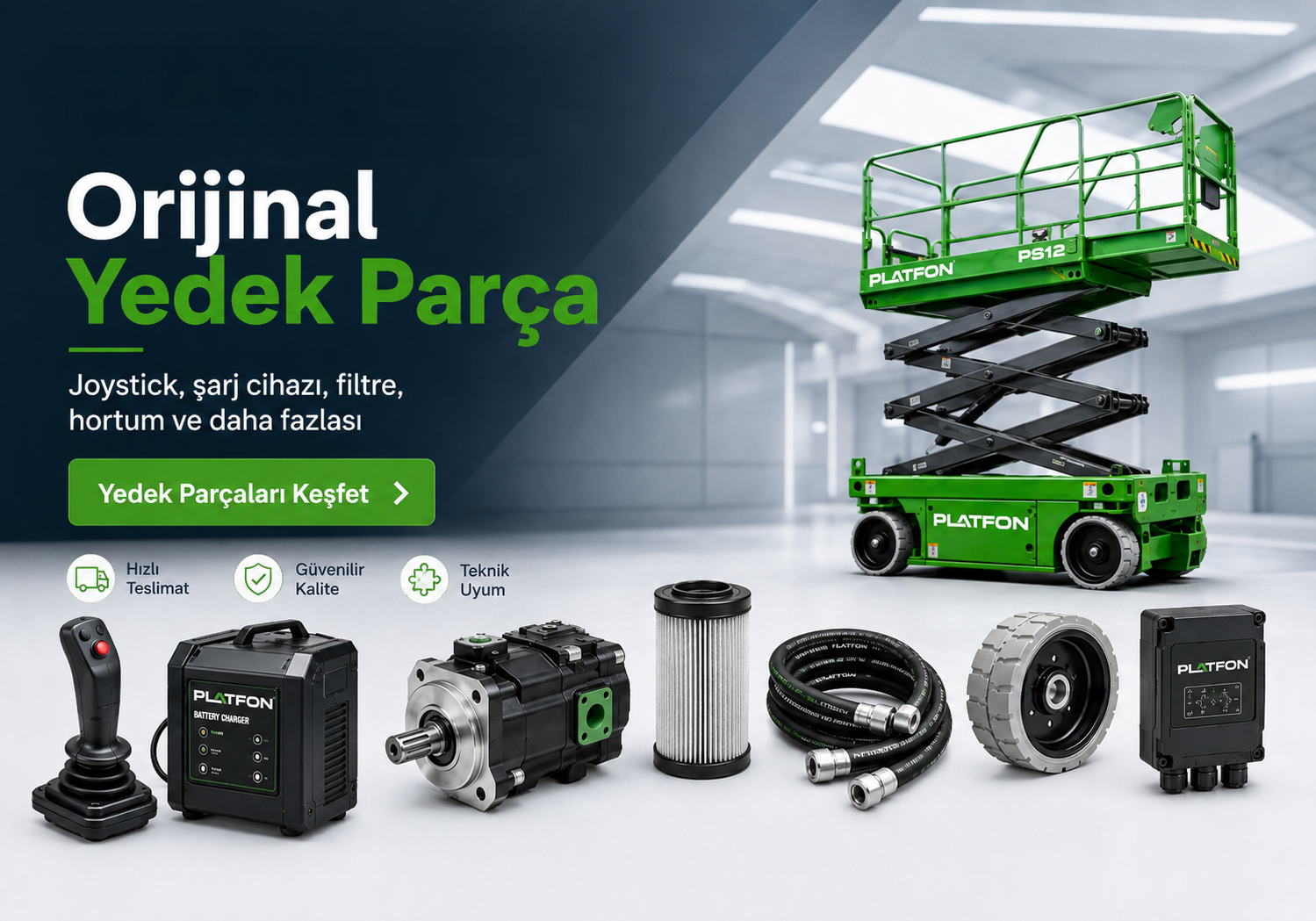 Platfon yedek parça kampanyası